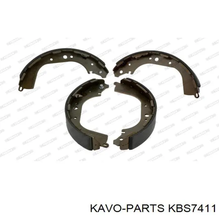 KBS-7411 Kavo Parts zapatas de frenos de tambor traseras