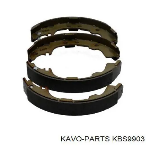 KBS-9903 Kavo Parts zapatas de frenos de tambor traseras