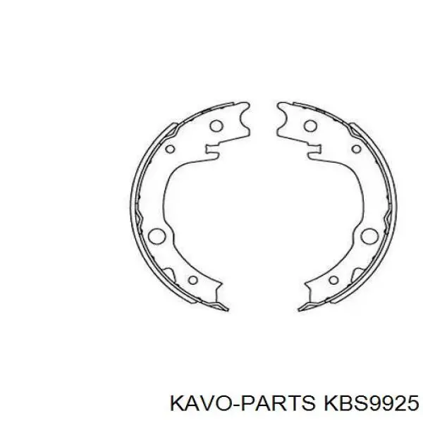 KBS-9925 Kavo Parts zapatas de freno de mano