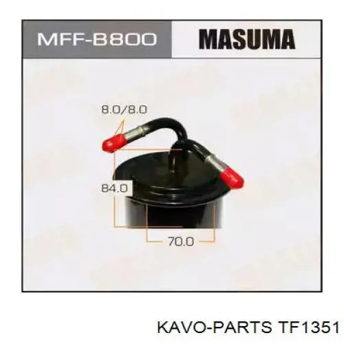 TF-1351 Kavo Parts filtro combustible