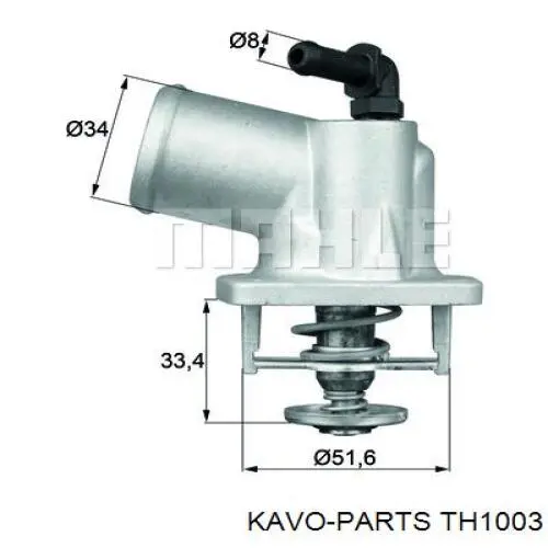 TH-1003 Kavo Parts termostato