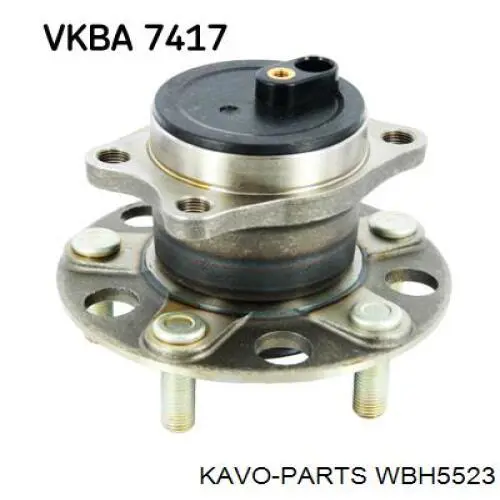 WBH-5523 Kavo Parts cubo de rueda trasero