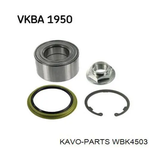 WBK-4503 Kavo Parts cojinete de rueda delantero