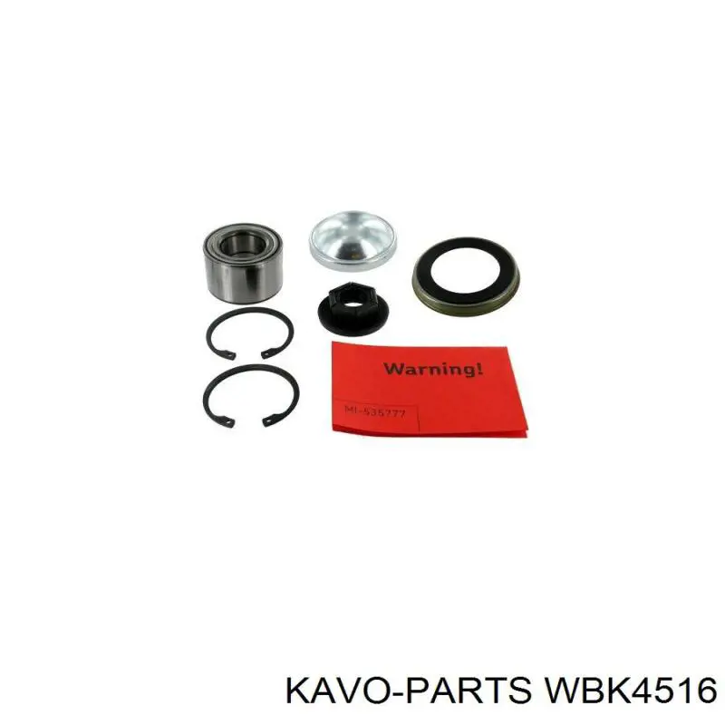 WBK-4516 Kavo Parts cojinete de rueda trasero