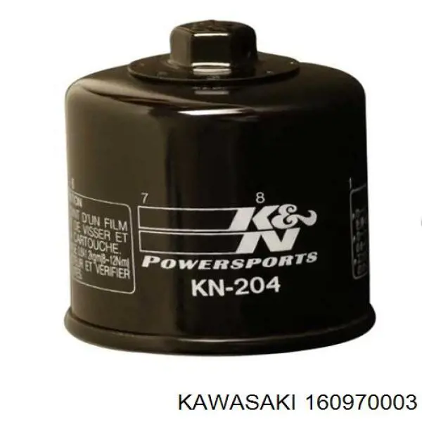 160970003 Kawasaki filtro de aceite