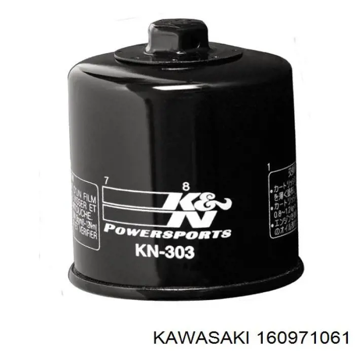 160971061 Kawasaki filtro de aceite