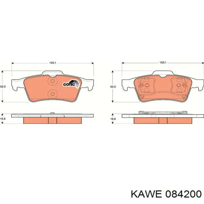 Pastillas de freno traseras Renault Espace 4 JK0