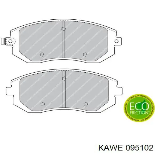 Pastillas de freno delanteras Subaru Impreza 3 GH
