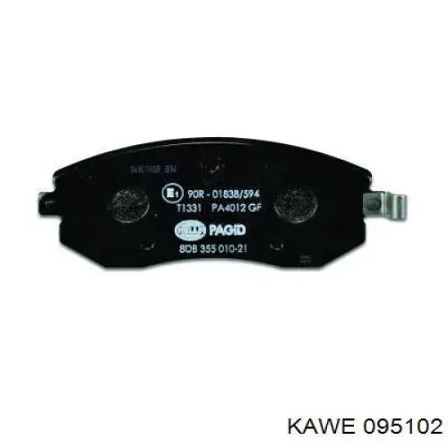 Pastillas de freno delanteras Subaru Impreza 3 GH