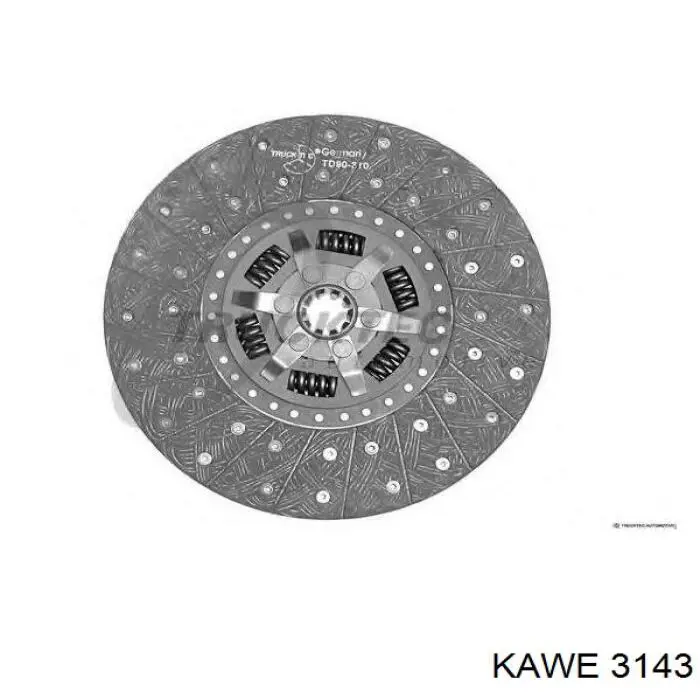 3143 Kawe disco de embrague