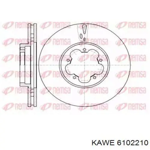 Comprar 6C161125AA Ford Freno de disco delantero