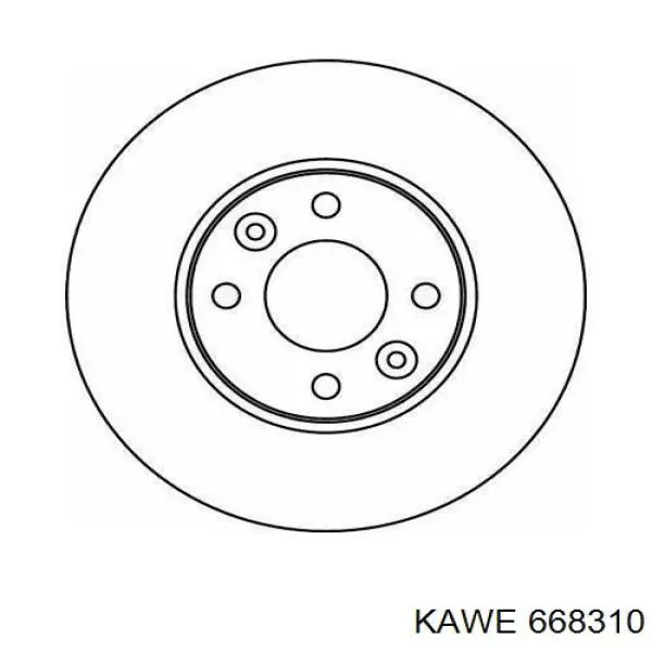 Freno de disco delantero Nissan Versa E12X