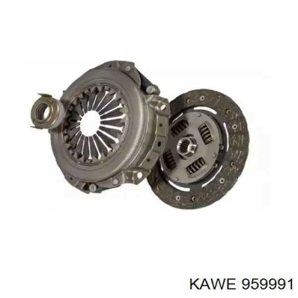 959991 Kawe kit de embrague (3 partes)