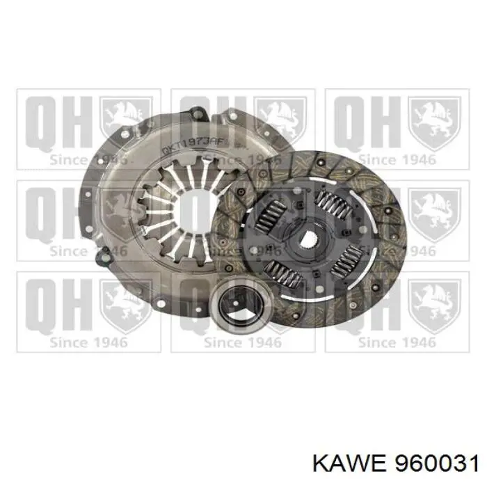 JT1096 Rymec kit de embrague (3 partes)