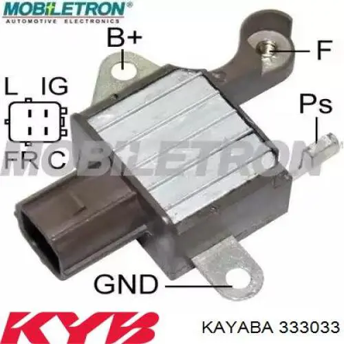 333033 Kayaba amortiguador delantero izquierdo