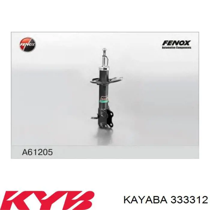 333312 Kayaba amortiguador delantero derecho
