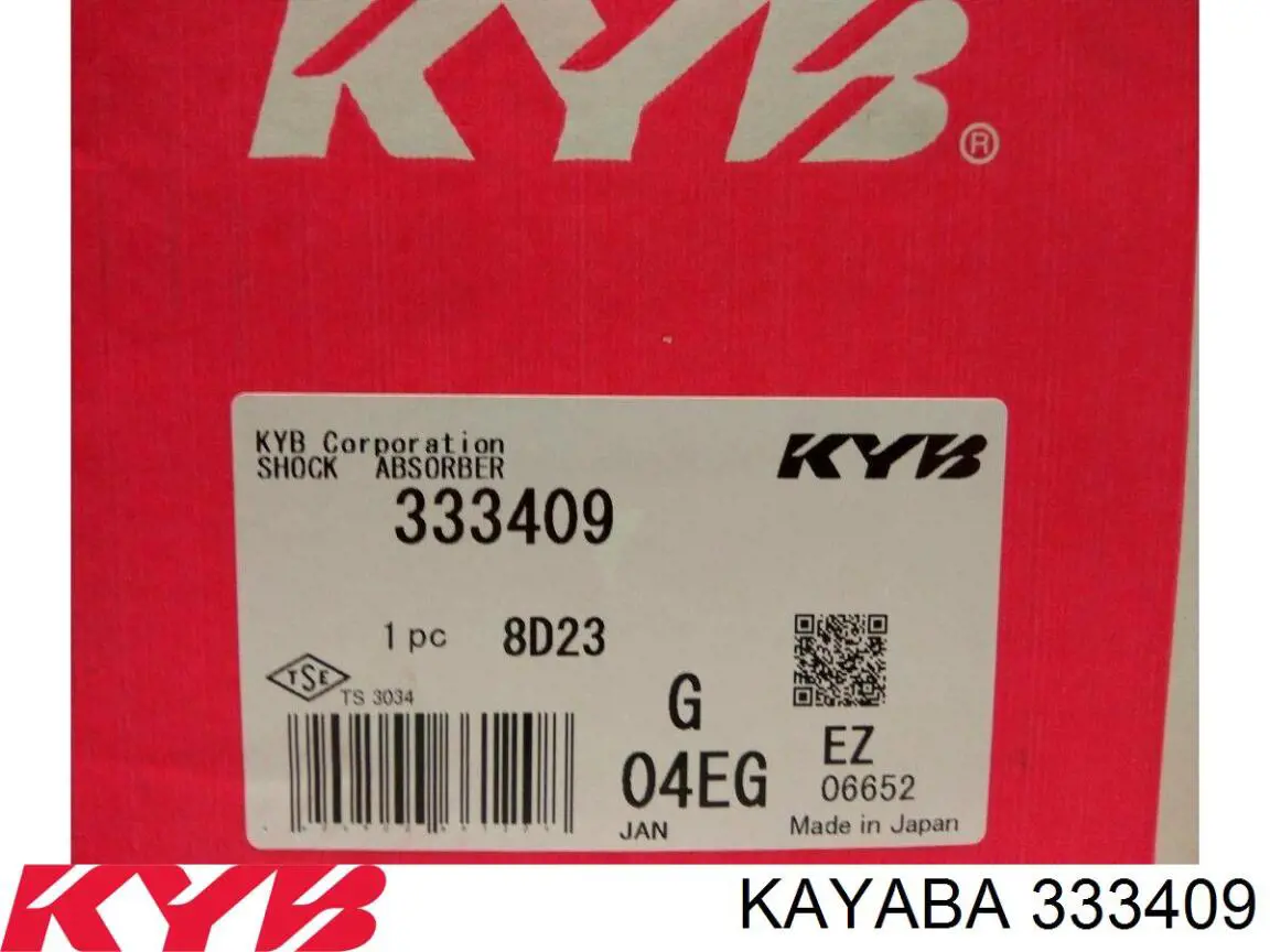333409 Kayaba amortiguador delantero izquierdo