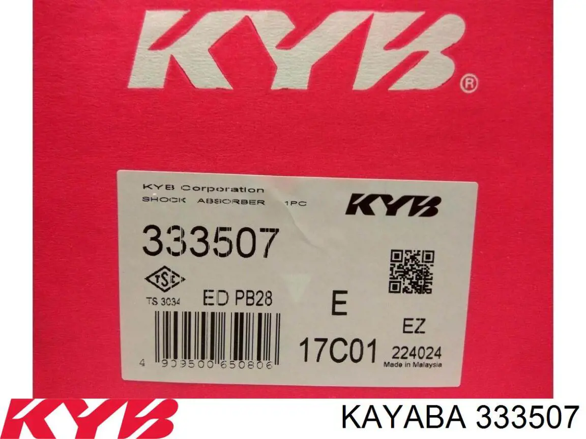 Amortiguador delantero izquierdo Kayaba 333507 precio, desde 53,91 EUR