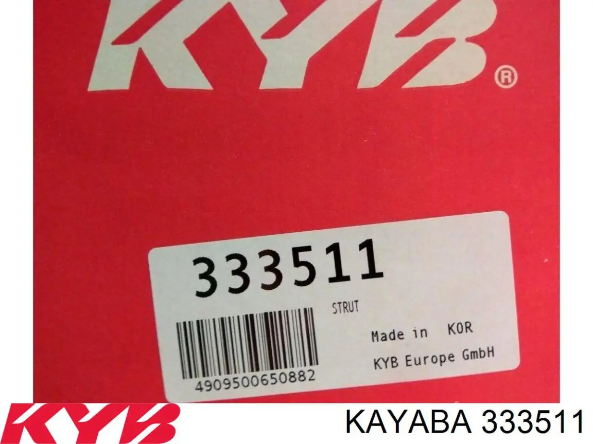 333511 Kayaba amortiguador trasero izquierdo