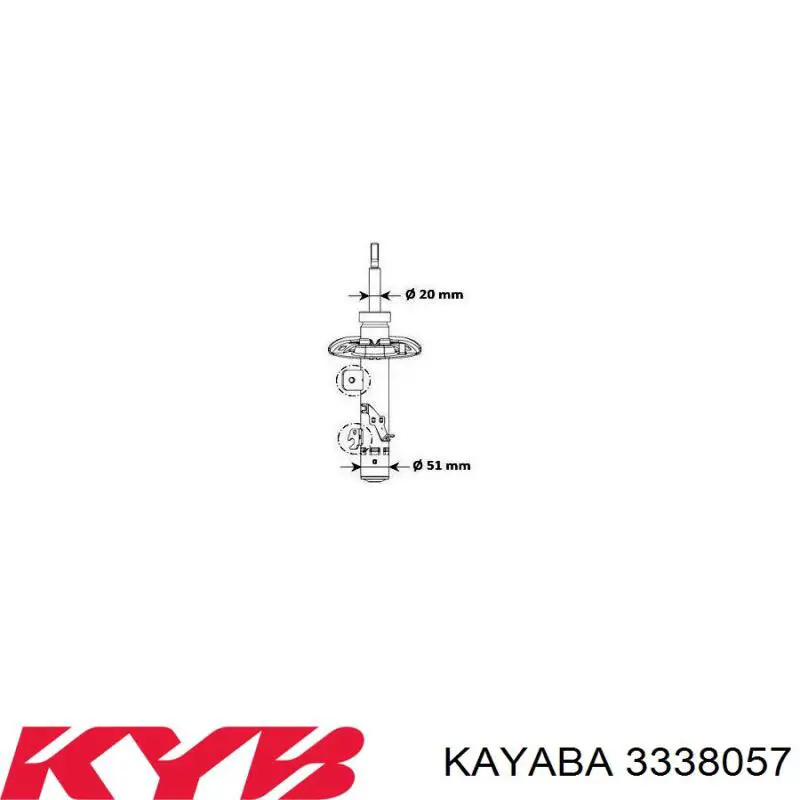 Comprar MM00975 Japan Parts Amortiguador delantero derecho