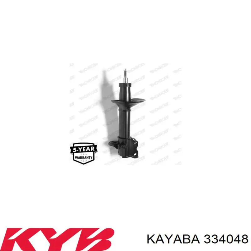 334048 Kayaba amortiguador trasero izquierdo