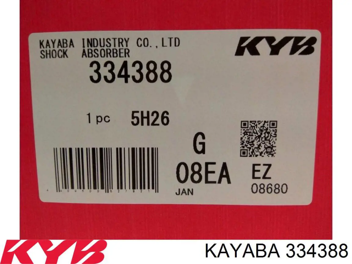 Amortiguador trasero derecho Kayaba 334388 precio, desde 74,36 EUR