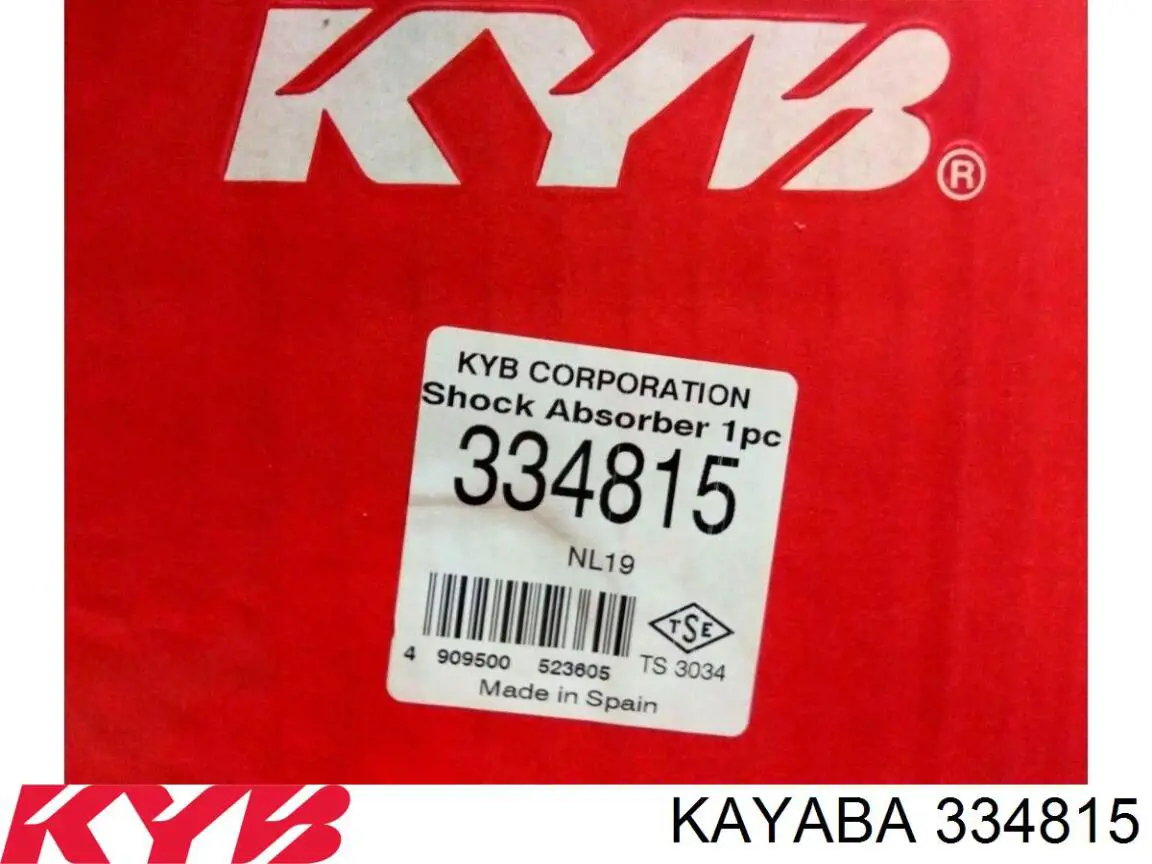 Amortiguador delantero derecho Kayaba 334815 precio, desde 62,36 EUR