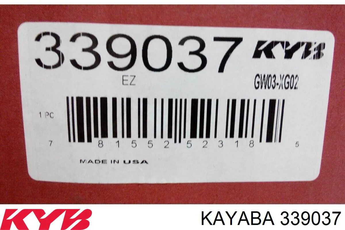 339037 Kayaba amortiguador delantero