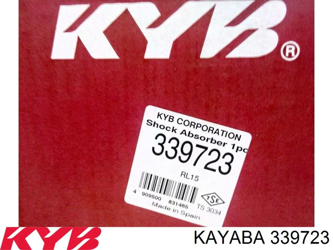Comprar 339723 Kayaba Amortiguador delantero izquierdo