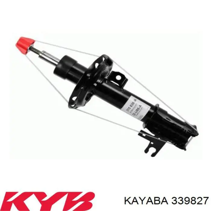 339827 Kayaba amortiguador delantero izquierdo