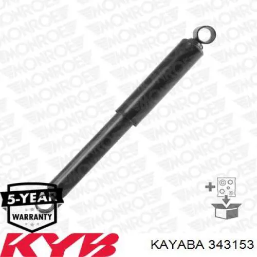 Amortiguador trasero Kayaba 343153 precio, desde 36,20 EUR