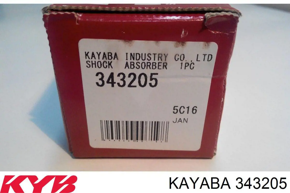 Amortiguador trasero Kayaba 343205 precio, desde 36,00 EUR