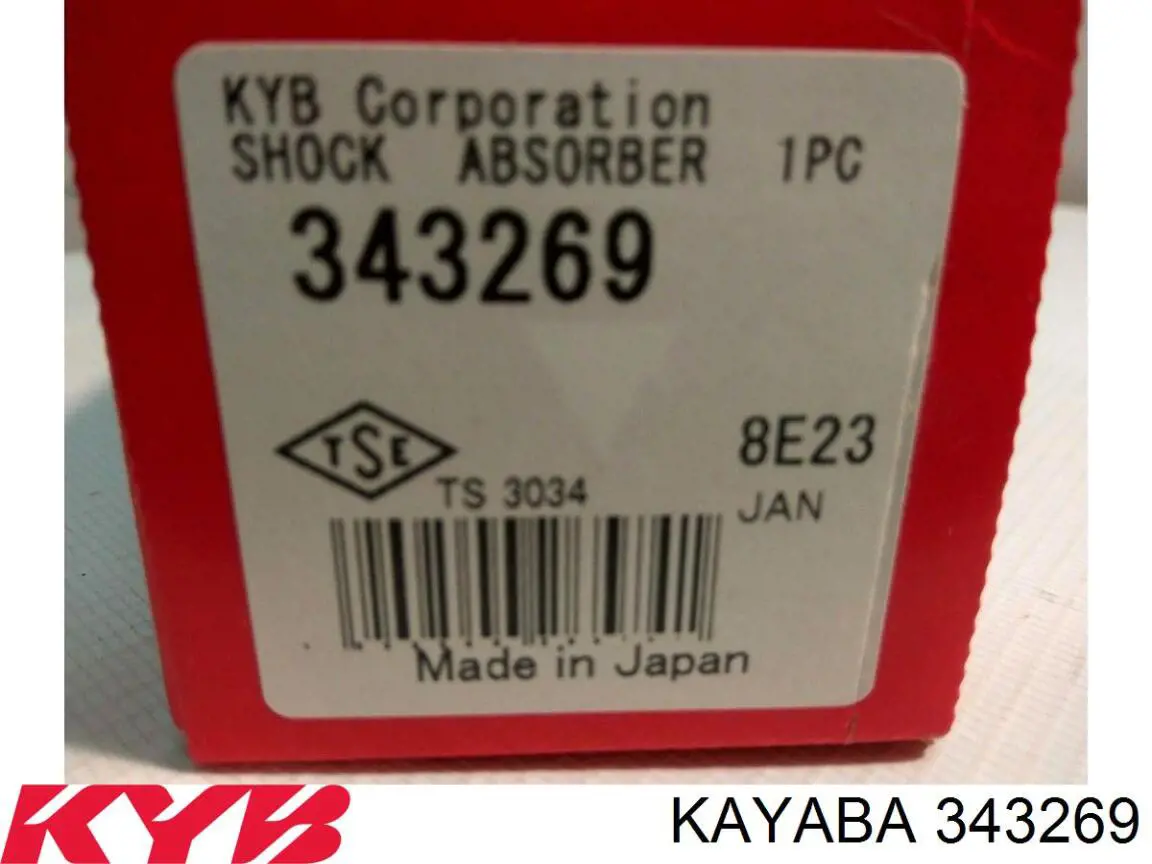 Amortiguador trasero Kayaba 343269 precio, desde 24,02 EUR