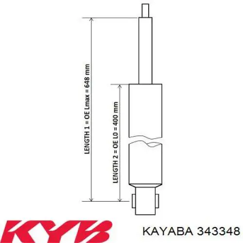 Amortiguadores traseros Kayaba 343348