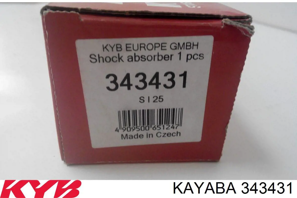 Amortiguador trasero derecho Kayaba 343431 precio, desde 29,38 EUR