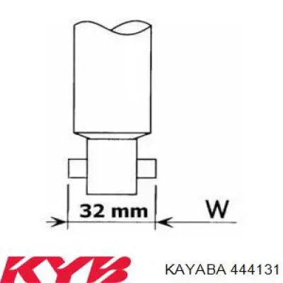 Amortiguador trasero Kayaba 444131 precio, desde 41,25 EUR