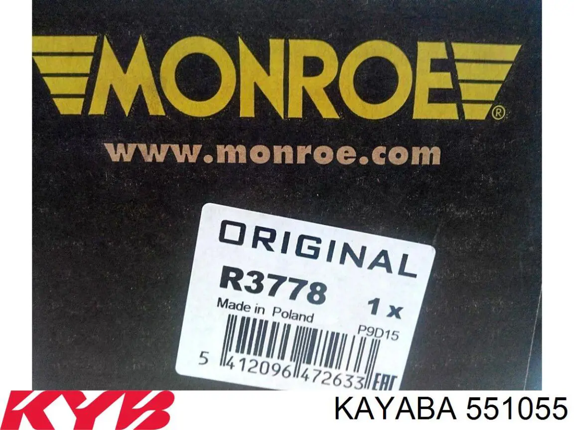 551055 Kayaba amortiguador trasero