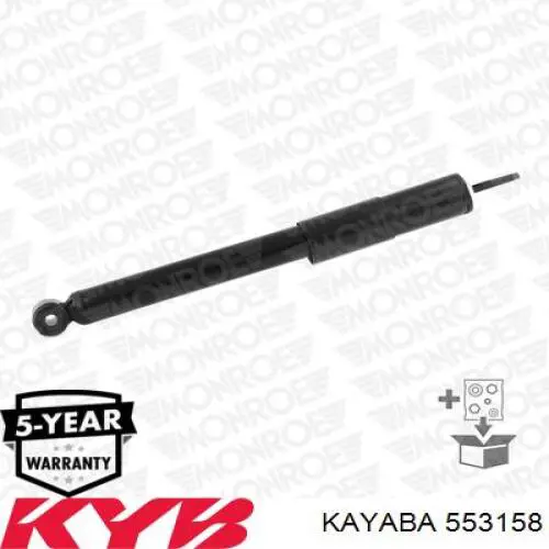 Amortiguador trasero Kayaba 553158 precio, desde 26,55 EUR