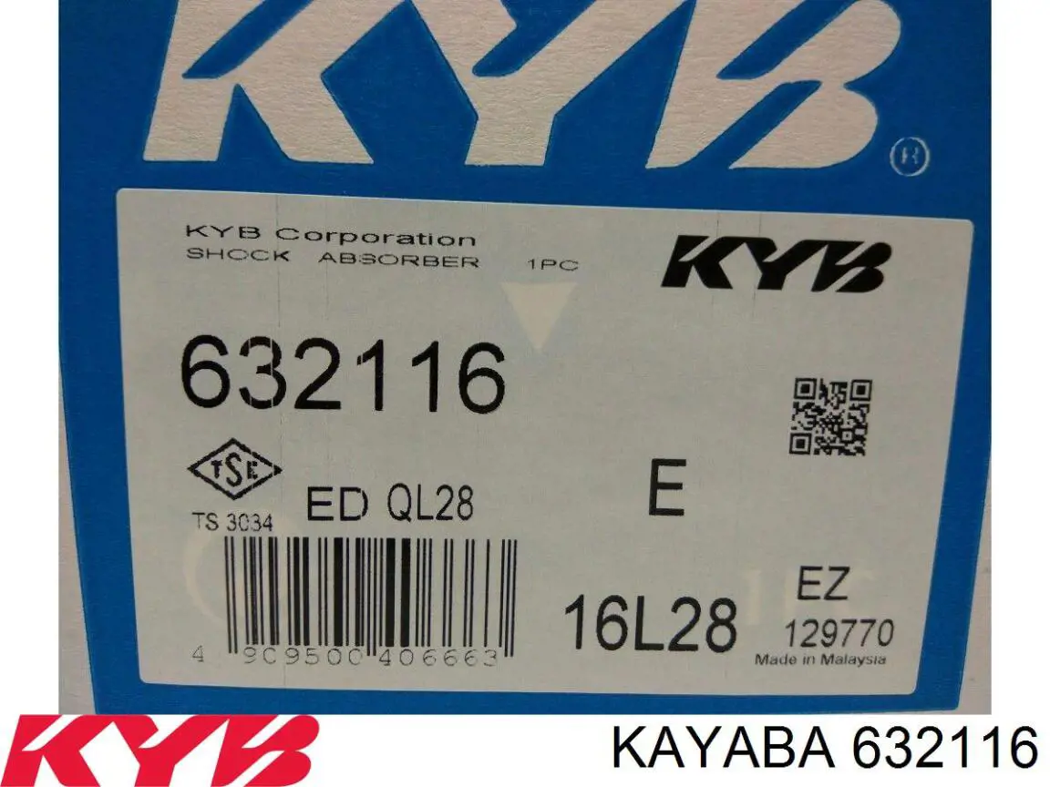 Comprar 632116 Kayaba Amortiguador delantero derecho
