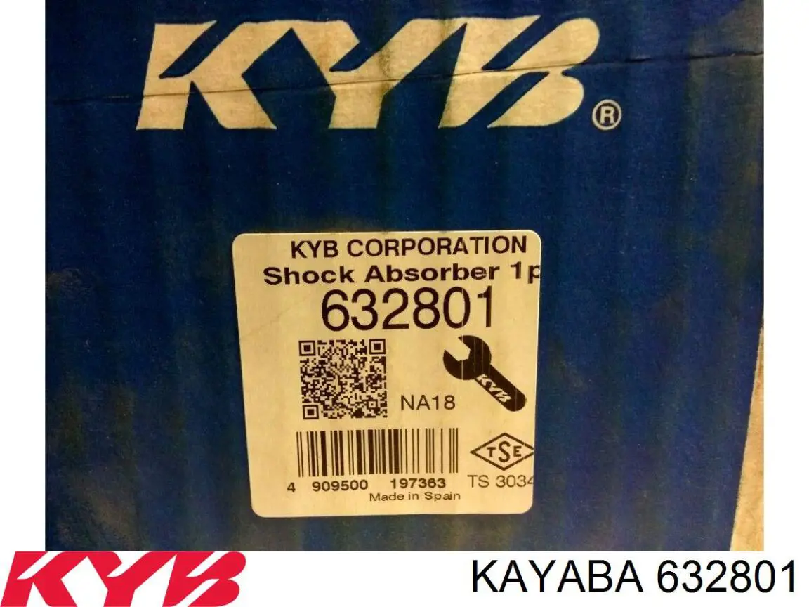 Amortiguador trasero Ford Escort 4 GAF, AWF, ABFT