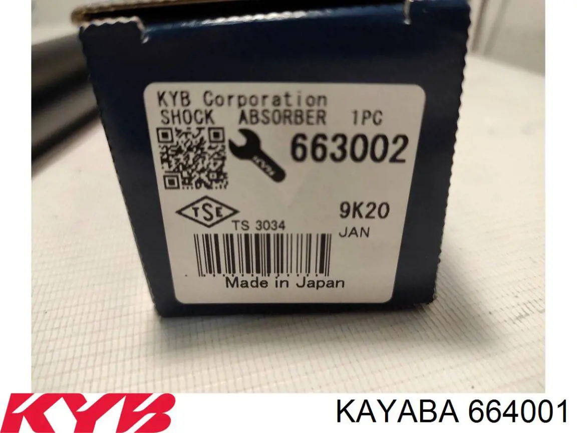664001 Kayaba amortiguador delantero
