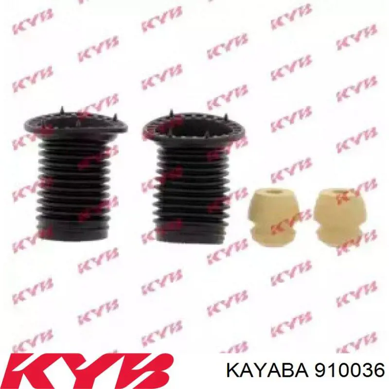 Tope de amortiguador trasero, suspensión + fuelle KAYABA 910036