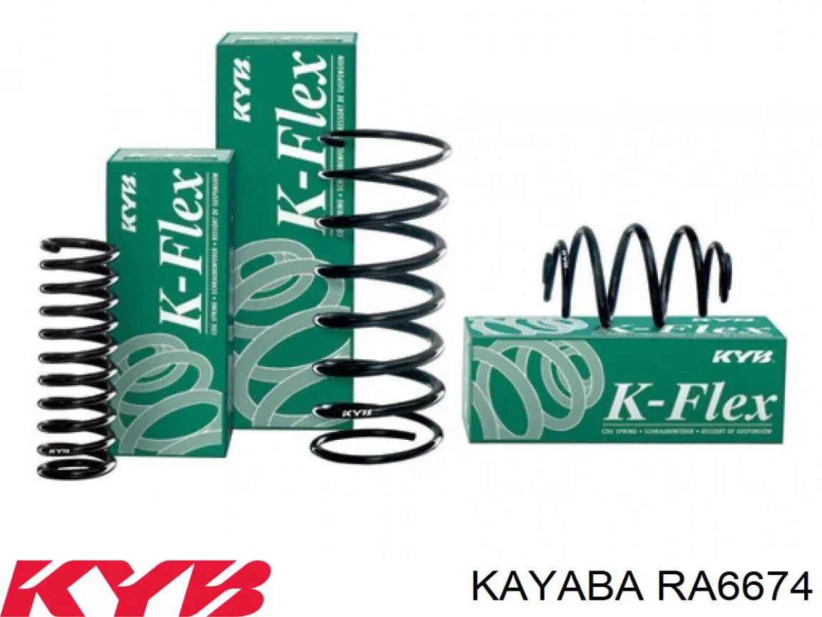RA6674 Kayaba muelle de suspensión eje trasero