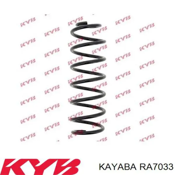 RA7033 Kayaba muelle de suspensión eje trasero
