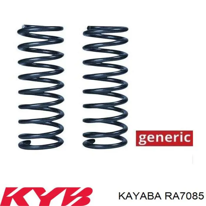 Muelle de suspensión trasero Kayaba RA7085 precio, desde 41,23 EUR