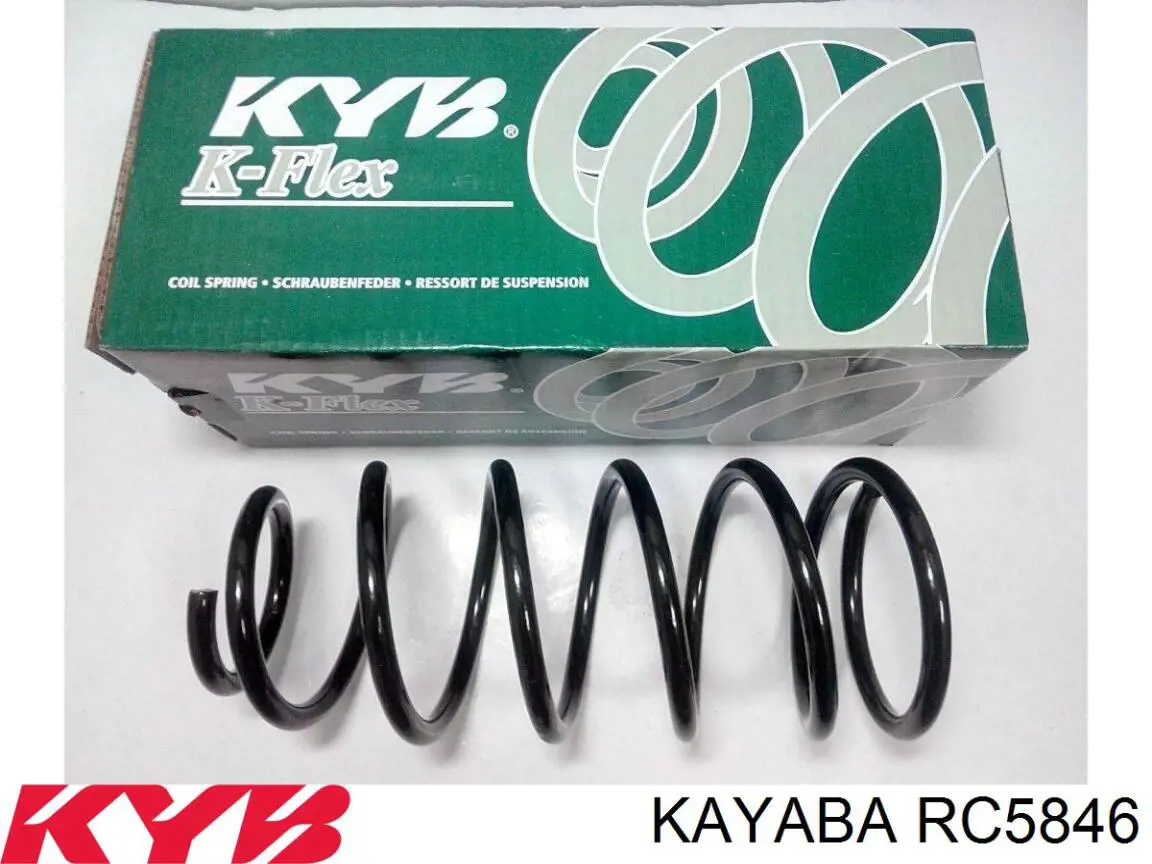 RC5846 Kayaba muelle de suspensión eje trasero