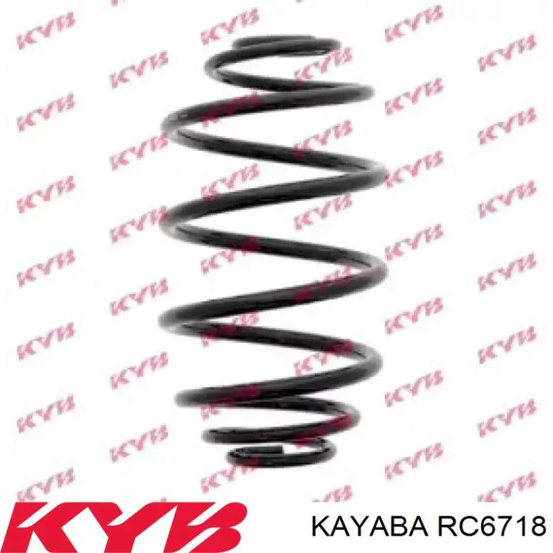 RC6718 Kayaba muelle de suspensión eje trasero