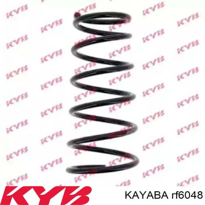 Muelle de suspensión eje trasero KAYABA RF6048