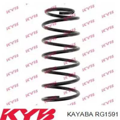 RG1591 Kayaba muelle de suspensión eje delantero