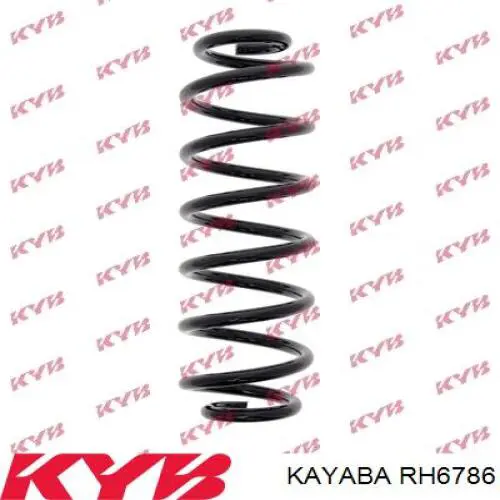 RH6786 Kayaba muelle de suspensión eje trasero